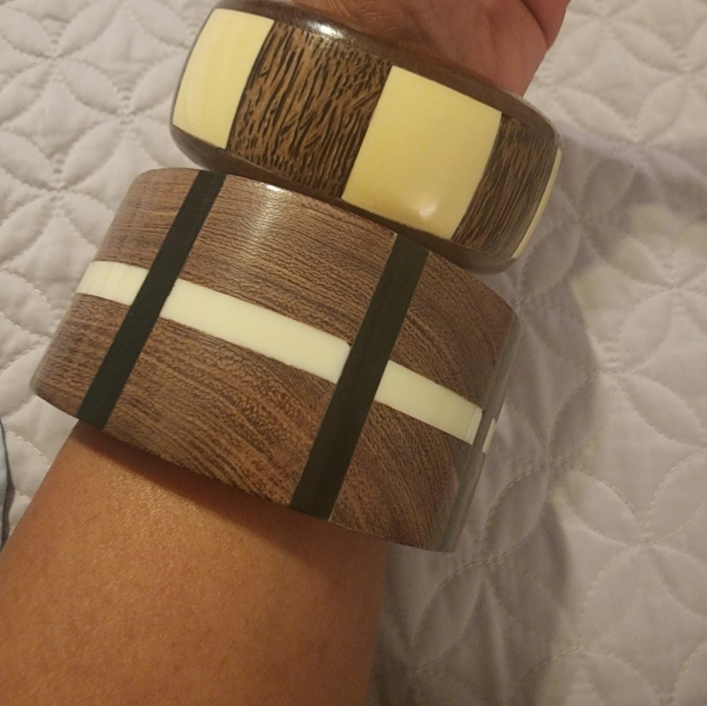 Sassy Jones Carnival Wooden Bangles